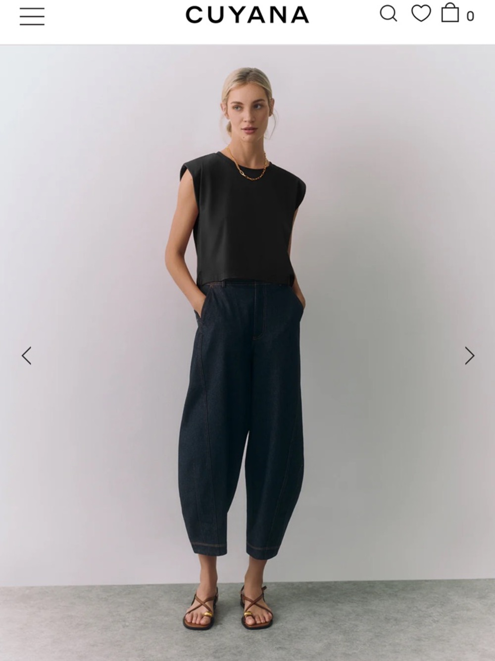 Cuyana Pima Boxy Tank